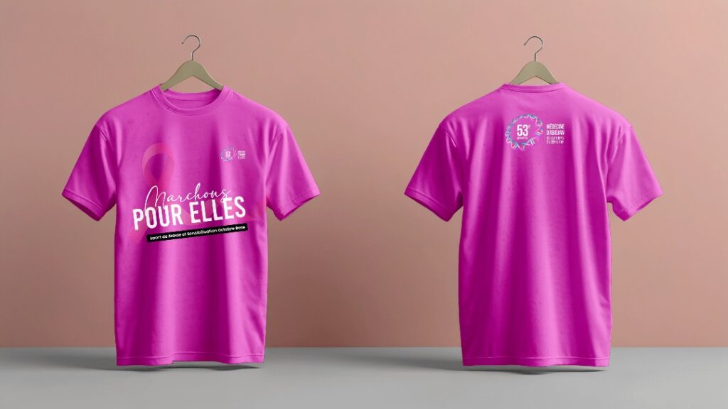 t-shirt octobre rose